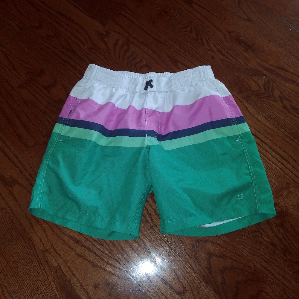 Rugged Butts Striped Swim Suit Trunks